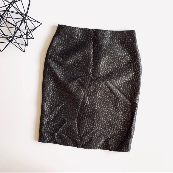 J. Crew Shiny Circle Pattern Textured Pencil Skirt - Picture 3 of 6